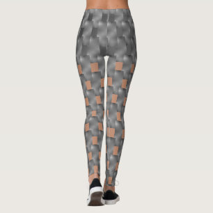 Legging cinza. ¿Furada e cor da pele?