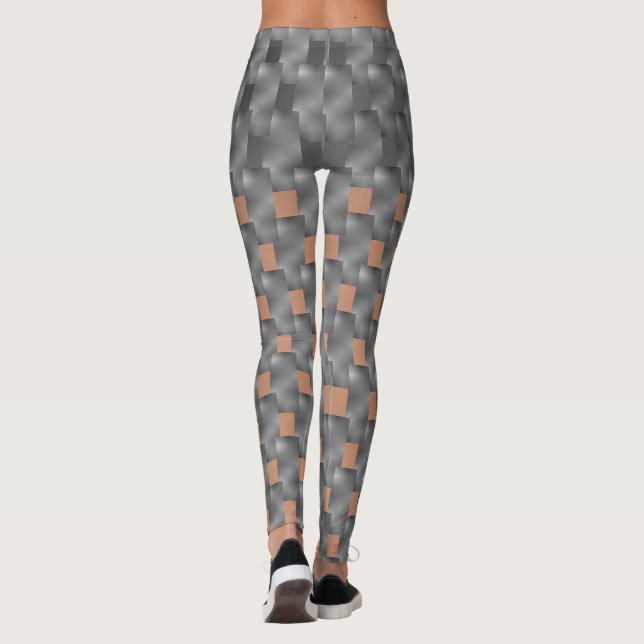 Legging cinza. ¿Furada e cor da pele? (Reverso)