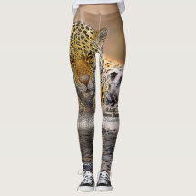 Legging con estampado de guepardo Signature