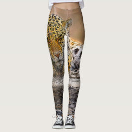 Legging con estampado de guepardo Signature