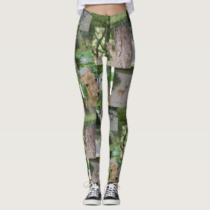 Legging con patrón de gamo