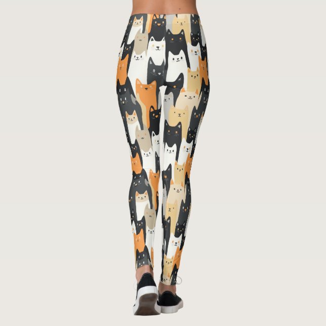 Legging de Camuflaje de Gatito (Reverso)