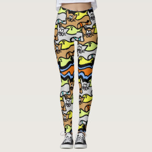 Legging de gatos gráficos y Personalizados de pece