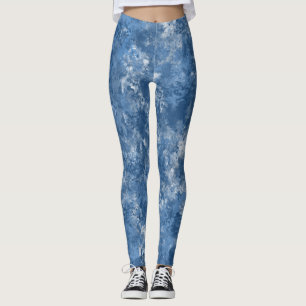 Legging de mármol azul