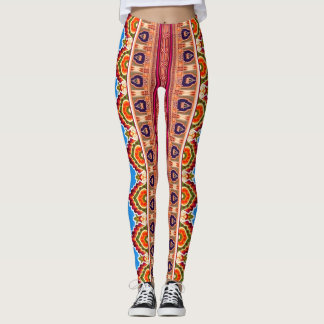 Legging de mujer con patrón de mandala étnico boho