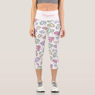 Legging Elegance - Modelación de flores