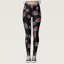 Legging Femme Noir Mystique – Silhouettes de Fées