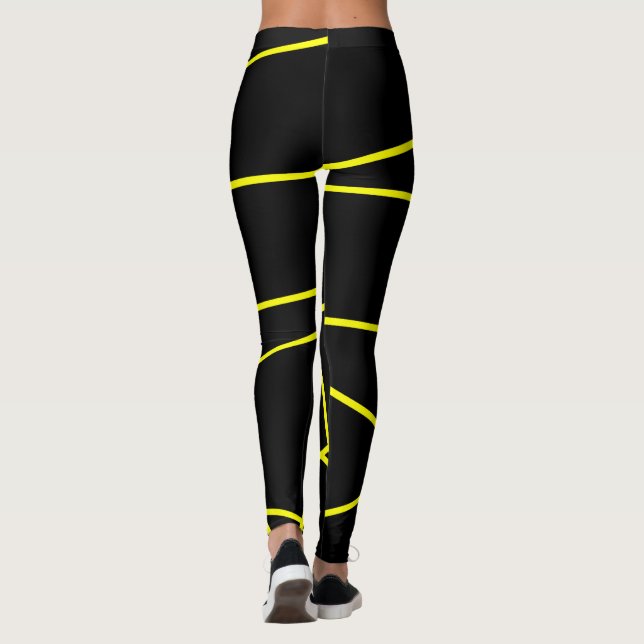 Legging Linhas Amarelas (Reverso)