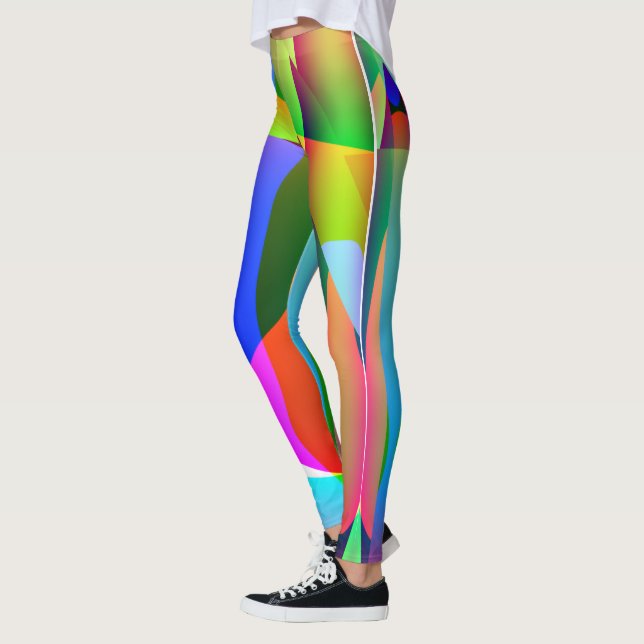 Legging Long Abstrait Multicolore (Izquierda)