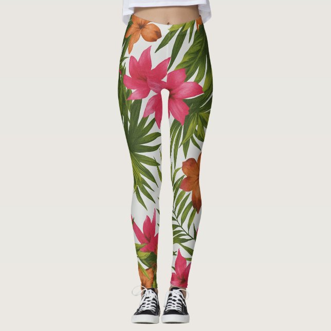 Legging Tropical Vibrante design  (Anverso)