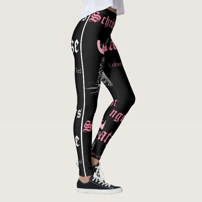 LEGGINGS シュレ猫カラー桃(非黒) (Derecha)