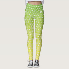 Leggings 麻 の 葉 ASANOHA | Patrón KIMONO tradicional japonés