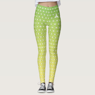Leggings 麻 の 葉 ASANOHA   Patrón KIMONO tradicional japonés