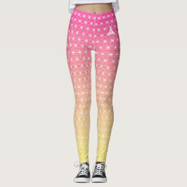 Leggings 麻 の 葉 ASANOHA | Patrón KIMONO tradicional japonés