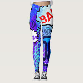 Leggings 00 polainas cómicas del LVL