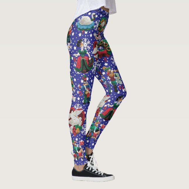 Leggings 12 días de Navidades Un perdiz en un árbol pervers (Derecha)