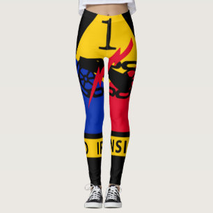 Leggings 1r Polainas de la división acorazada