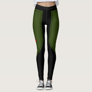 Leggings 1r Polainas de los E.E.U.U. de la división de