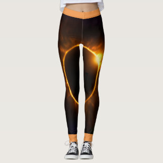 Leggings 2017 polainas totales del eclipse solar