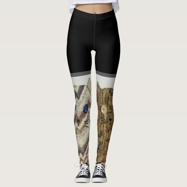Leggings 2 Gatos Grasos #1 (Anverso)