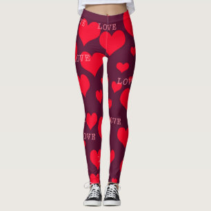 Leggings 365 días de yoga. Día 36. Corazones y amores