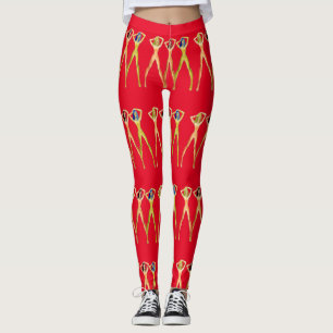 Leggings 3 damas de largas piernas de Thunder_Cove 