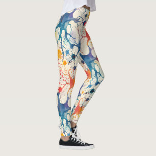Leggings 70s 60s Psicodélico Hippy Retro Hip