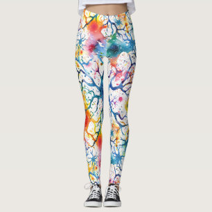 Leggings 70s 60s Psicodélico Hippy Retro Hip