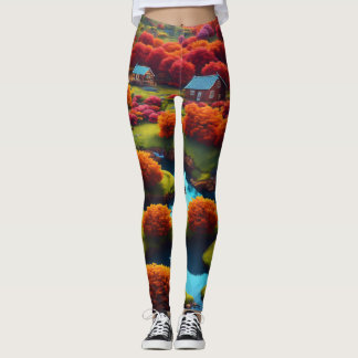 Leggings "8K 3D AMOLED Fondo de escritorio de la naturaleza