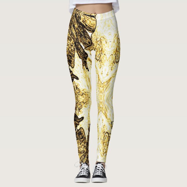 Leggings A Splash Of Golden Brown (Anverso)