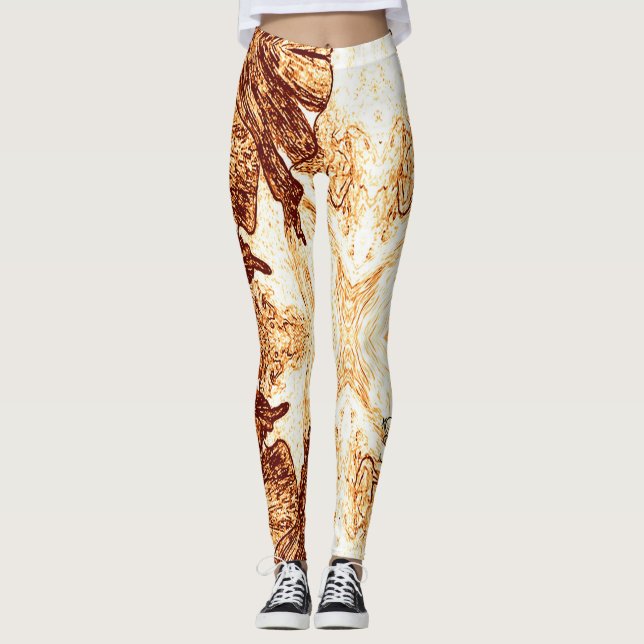 Leggings A Splash Of Orange (Anverso)