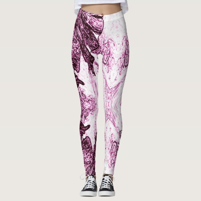 Leggings A Splash Of Pink  (Anverso)