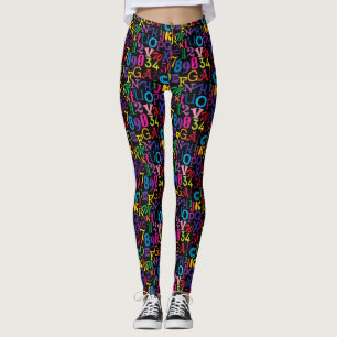 Leggings ABCs supercoloridas y 123