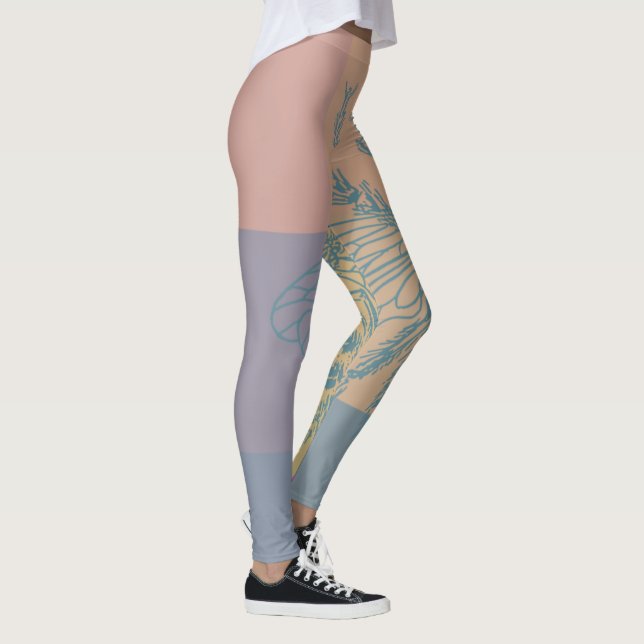 Leggings Abeja dorada moderna (Derecha)