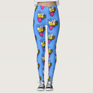Leggings Abeja graciosa y linda con ilustracion personaliza