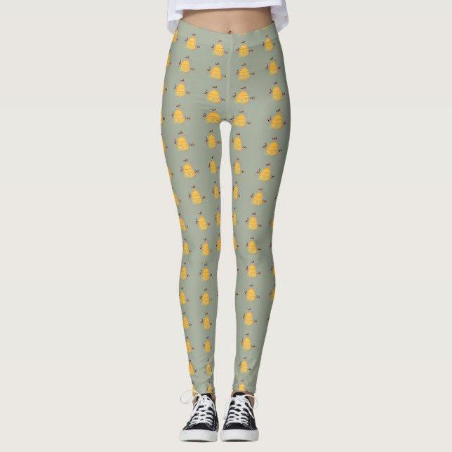 Leggings Abejas Caprichosas Al Volante (Anverso)