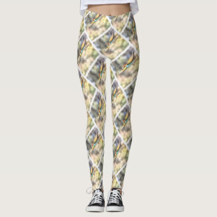 Leggings Abejas Europeas Comen En La Acuarela De Vuelo