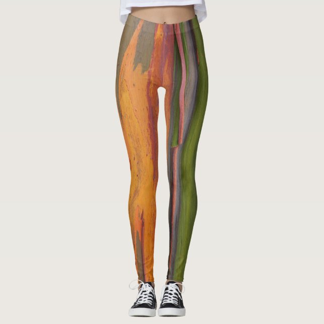 Leggings ABL - 066 - Piernas - Eucalipto del arcoiris (Anverso)
