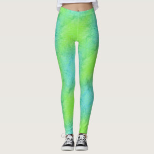 Leggings ABL - 149 - Mezcla azul y verde - Piernas