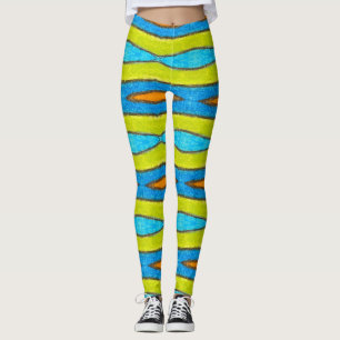 Leggings ABL - 189 - rayas de la primavera - polainas