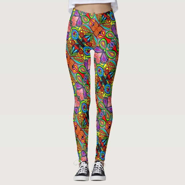 Leggings ABL - 305 - Arte celular - Leyendas (Anverso)