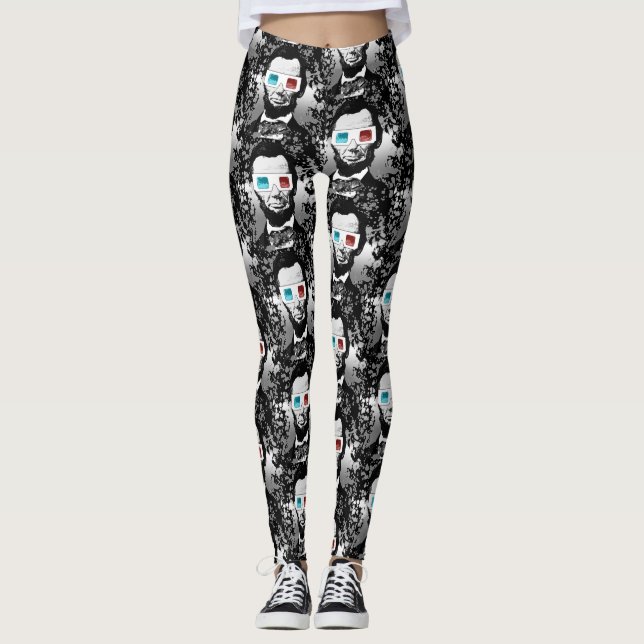 Leggings Abraham Lincoln - 3D (Anverso)