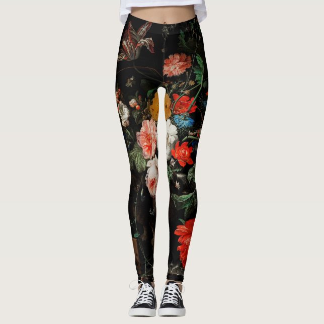 Leggings Abraham Mignon El Bouquet Girado. Floral (Anverso)