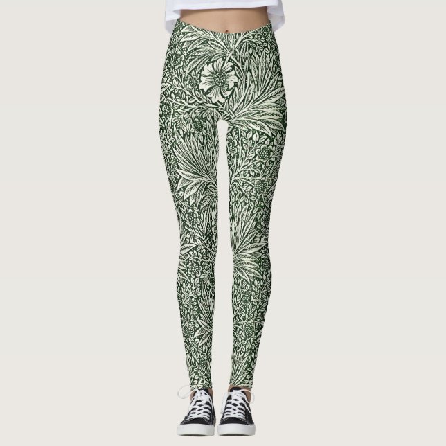 Leggings Abrazando la elegancia de la naturaleza: floral ma (Anverso)