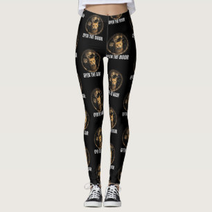 Leggings Abre La Puerta Chiste Gato Meme Gato Pandilla Humo