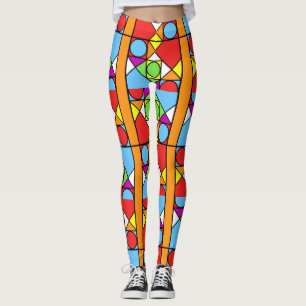 Leggings Abstracción #1 de las polainas
