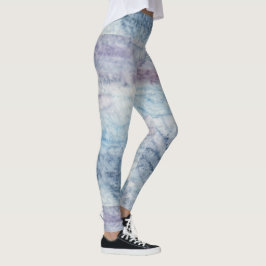 Leggings Abstracción Artística Psicodélica Explosión de Col