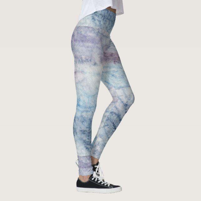Leggings Abstracción Artística Psicodélica Explosión de Col (Derecha)