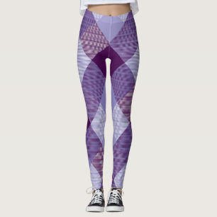 Leggings Abstracción cuadrada geométrica 4