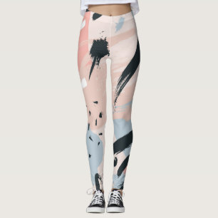 Leggings abstracción de Pastel